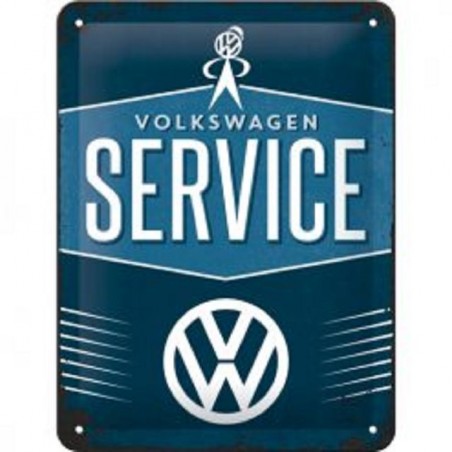 VW Service - Blechschild 20 x 15 cm