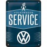 VW Service - Blechschild 20 x 15 cm