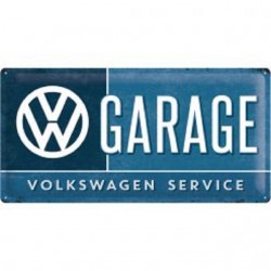 VW Garage - Blechschild 25 x 50 cm