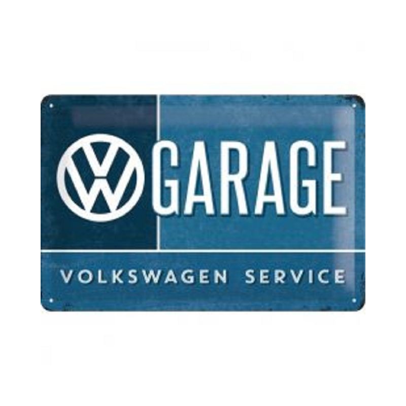 VW - Garage - Blechschild 40 x 30 cm