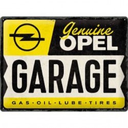 Opel - Garage - Blechschild 40 x 30 cm