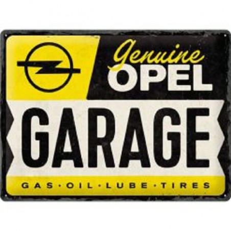 Opel - Garage - Blechschild 40 x 30 cm