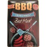 BBQ - Fresh Cooked ! Best Meat ! - Blechschild 30 x 20 cm