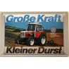 Steyr Traktor Serie 80 - Große Kraft - Kleiner Durst - Blechschild 30 x 20 cm
