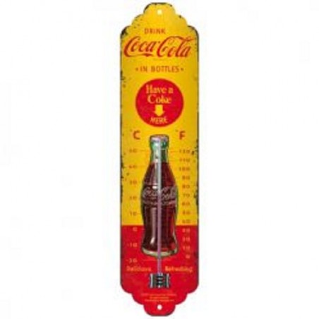Coca Cola in Bottles Thermometer