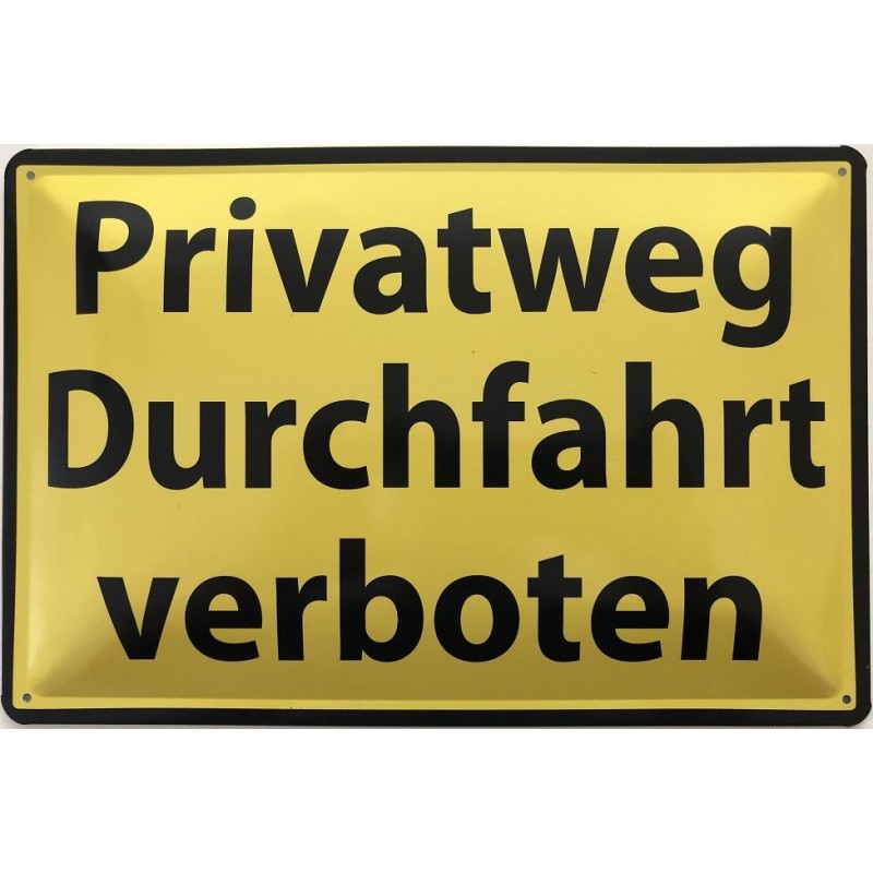 Hinweisschild PRIVATWEG  Warnschild Schild 30 x 20 cm 