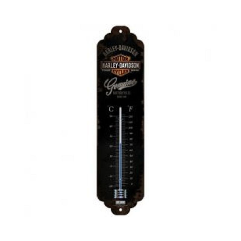 Harley Davidson Black Logo Thermometer