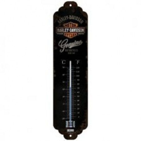Harley Davidson Black Logo Thermometer