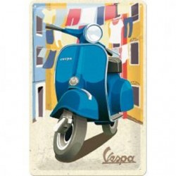 Vespa Italien Design - Blechschild 30 x 20 cm
